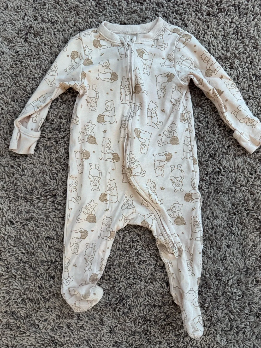 Old Navy Winnie the Pooh Cotton Footed One-Piece